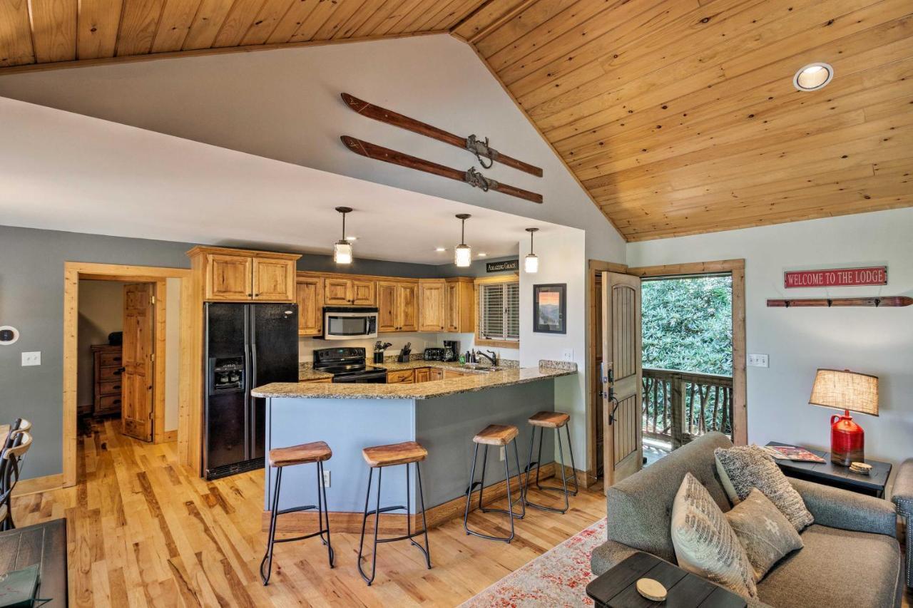 Cabin With Hot Tub And Mountain Views Less Than 5 Mi To Boone Blowing Rock Exterior foto